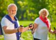 пожилые занимаются спортом